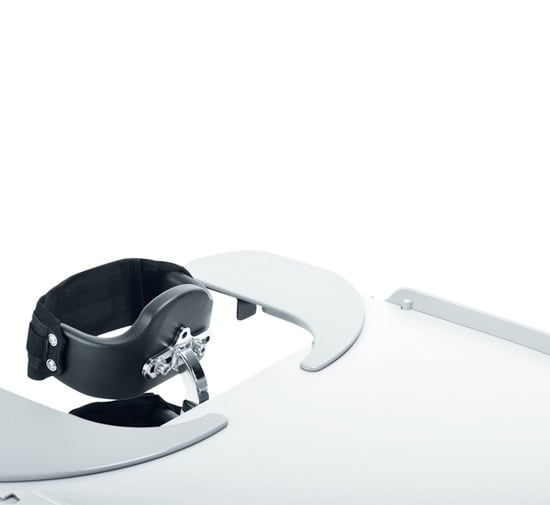 Arm rests for plastic tray