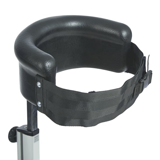 Chest support with thicker pad