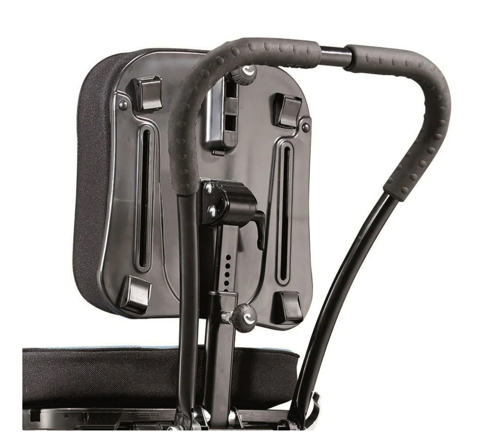 Adjustable push brace, seat mounted